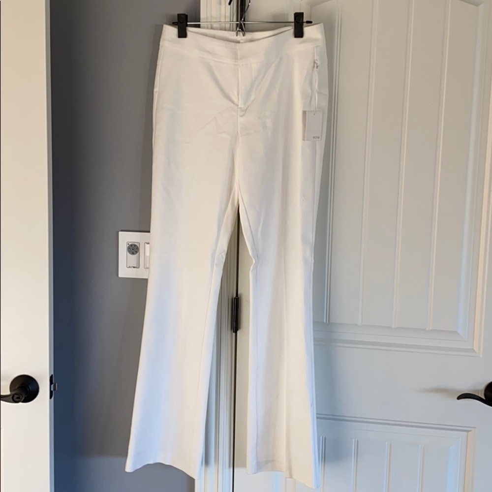 Ecru Varick white pants